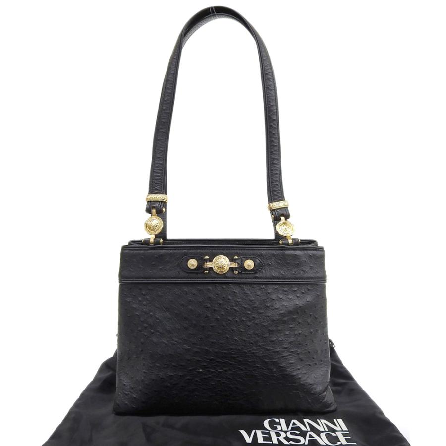 GIANNI VERSACE ジャンニ ヴェルサーチ ロゴ サンバースト ショルダー
