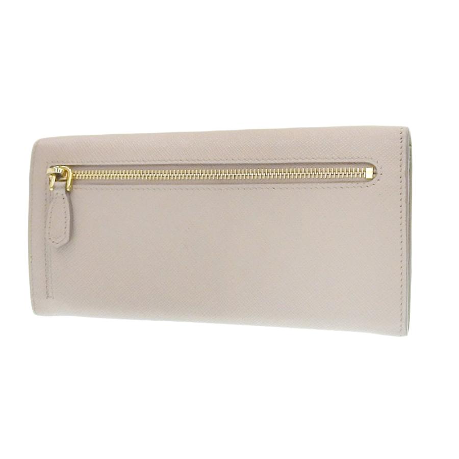 PRADA（プラダ） ホック付長財布 1MH132 ロゴ 財布 サフィアーノレザー