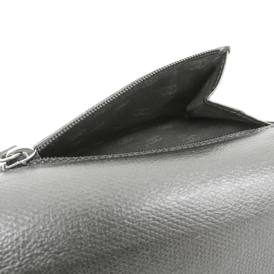 CHANEL（シャネル） ココマーク ロゴ ココボタン 三つ折財布 レザー