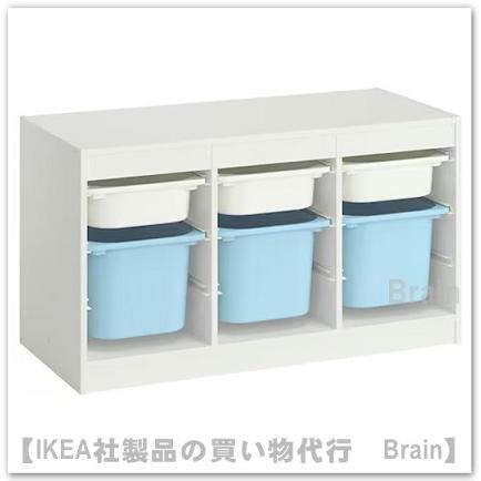 イケア（IKEA） TROFAST/トロファスト 収納コンビネーション99x44x56