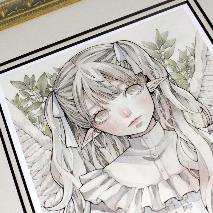 ORION とあるお茶 ジクレー版画 「天使」 額装品 : ORION SHOP - 通販