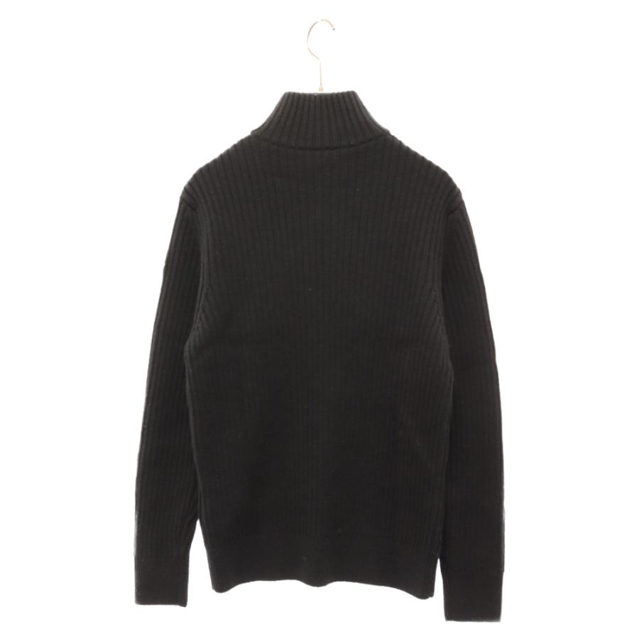 MONCLER（モンクレール） POLO TRICOT ロゴパッチ ハーフジップニット