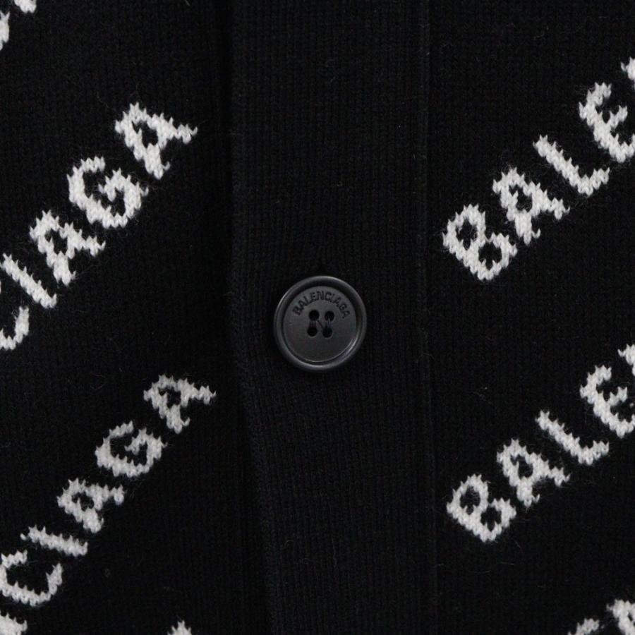 BALENCIAGA（バレンシアガ） ALL OVERLOGO wool cardigan オール