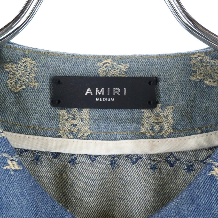 AMIRI（アミリ） エンブロイダリー バンダナ デニム ベースボール