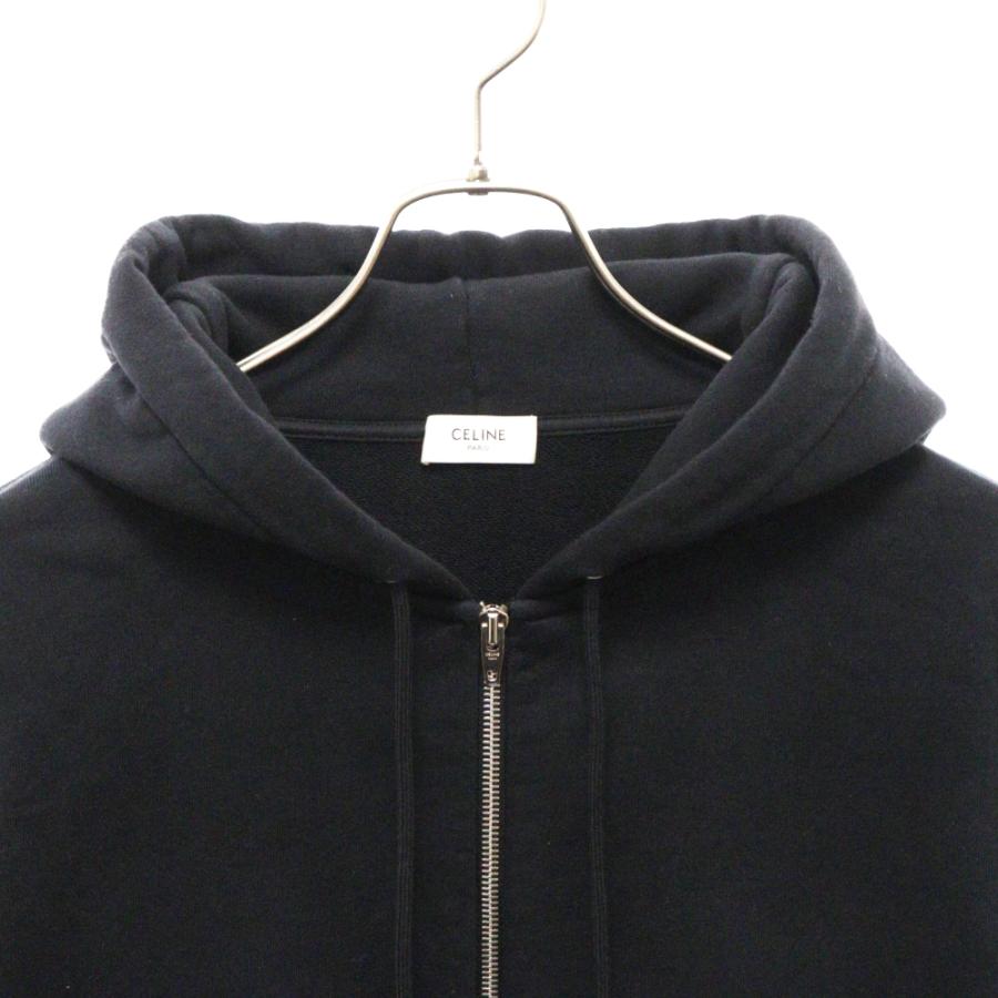 CELINE（セリーヌ） 21SS フードロゴジップアップパーカー フーディー