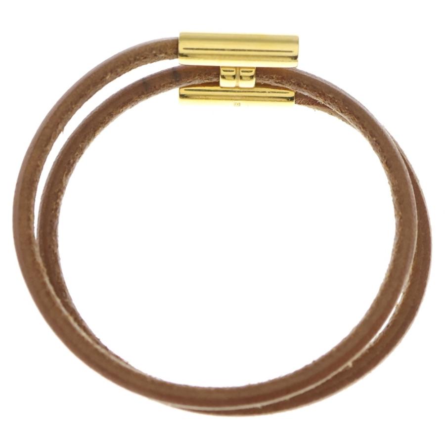 HERMES（エルメス） トゥルニス バングル ブレスレット ブラウン
