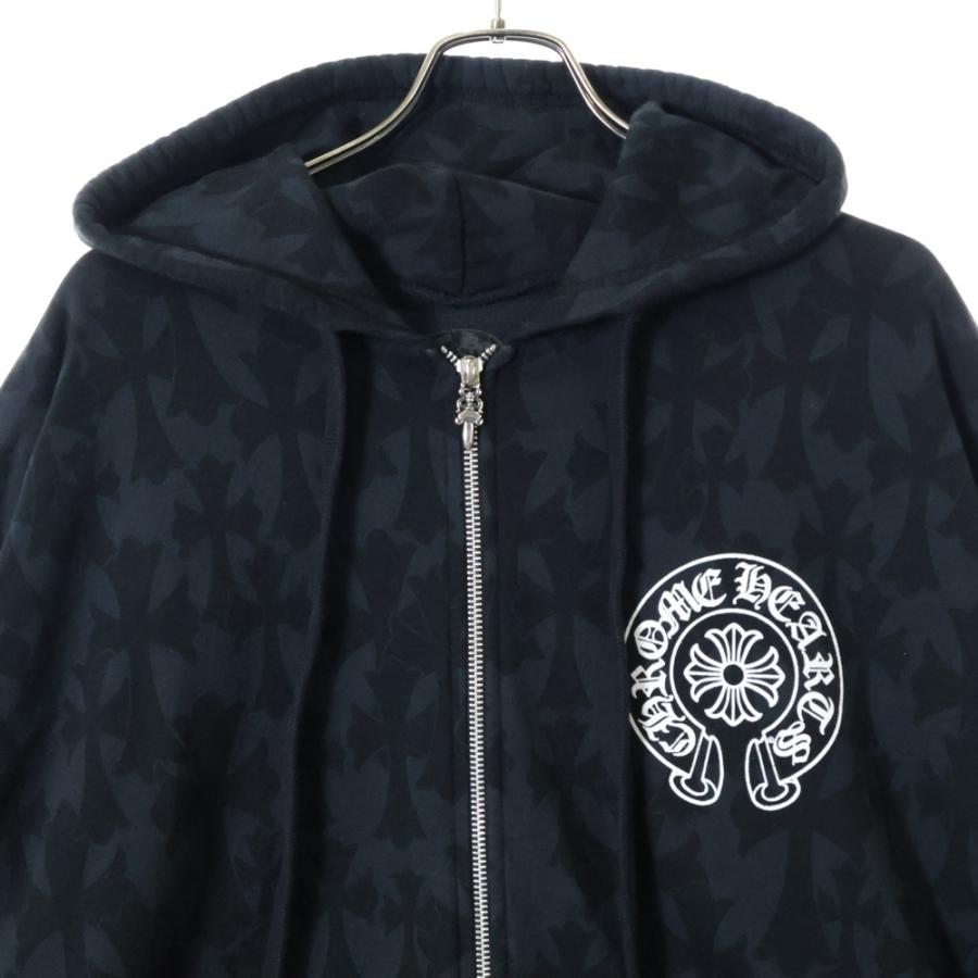 CHROME HEARTS（クロムハーツ） SWTSHRT HD ZIP セメタリークロス総柄