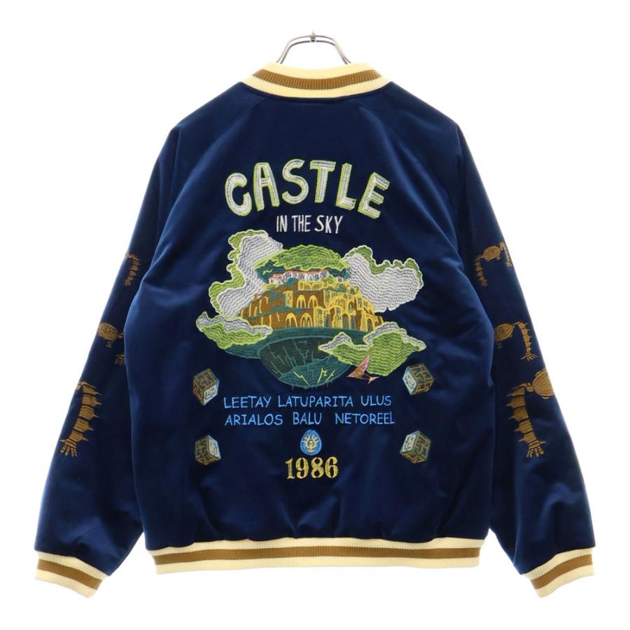 GBL ジービーエル/ジブリ 天空の城ラピュタ 別珍スカジャン CASTLE IN