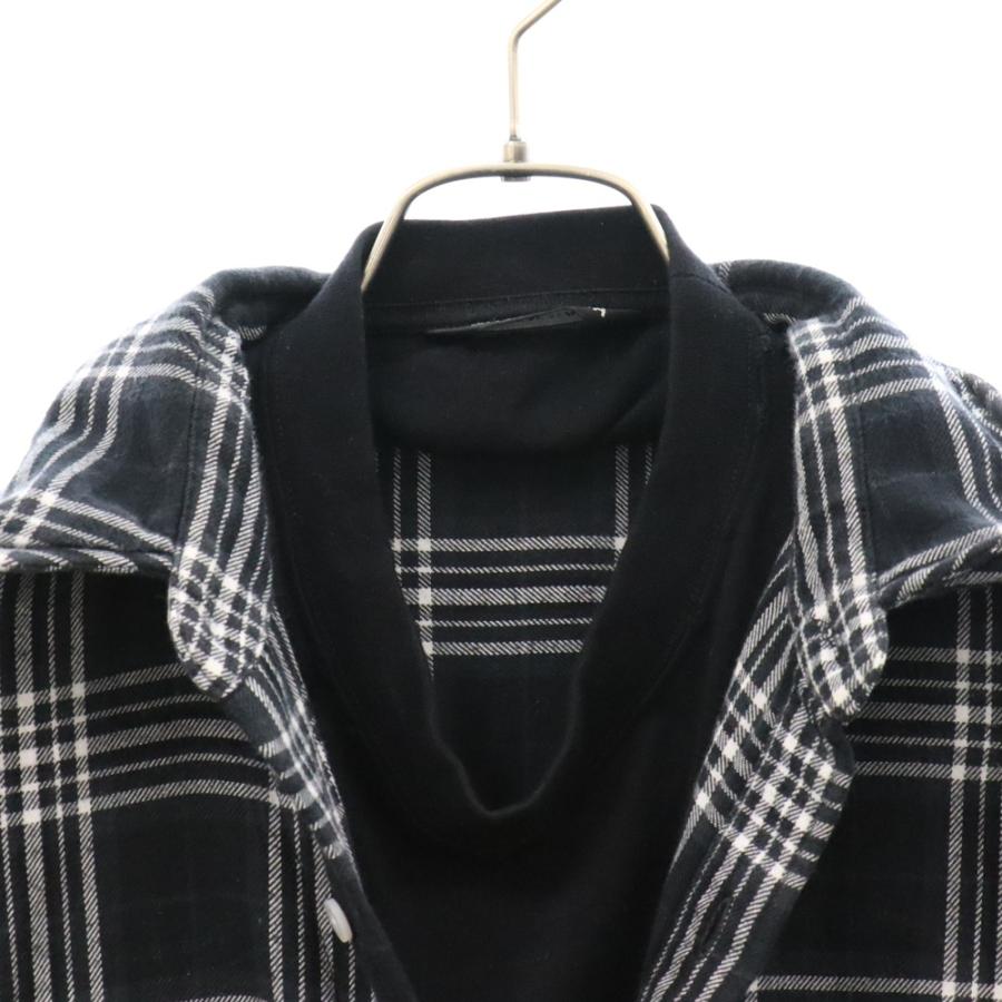 BALENCIAGA（バレンシアガ） 22SS ドッキングチェック柄トロンプルイユ