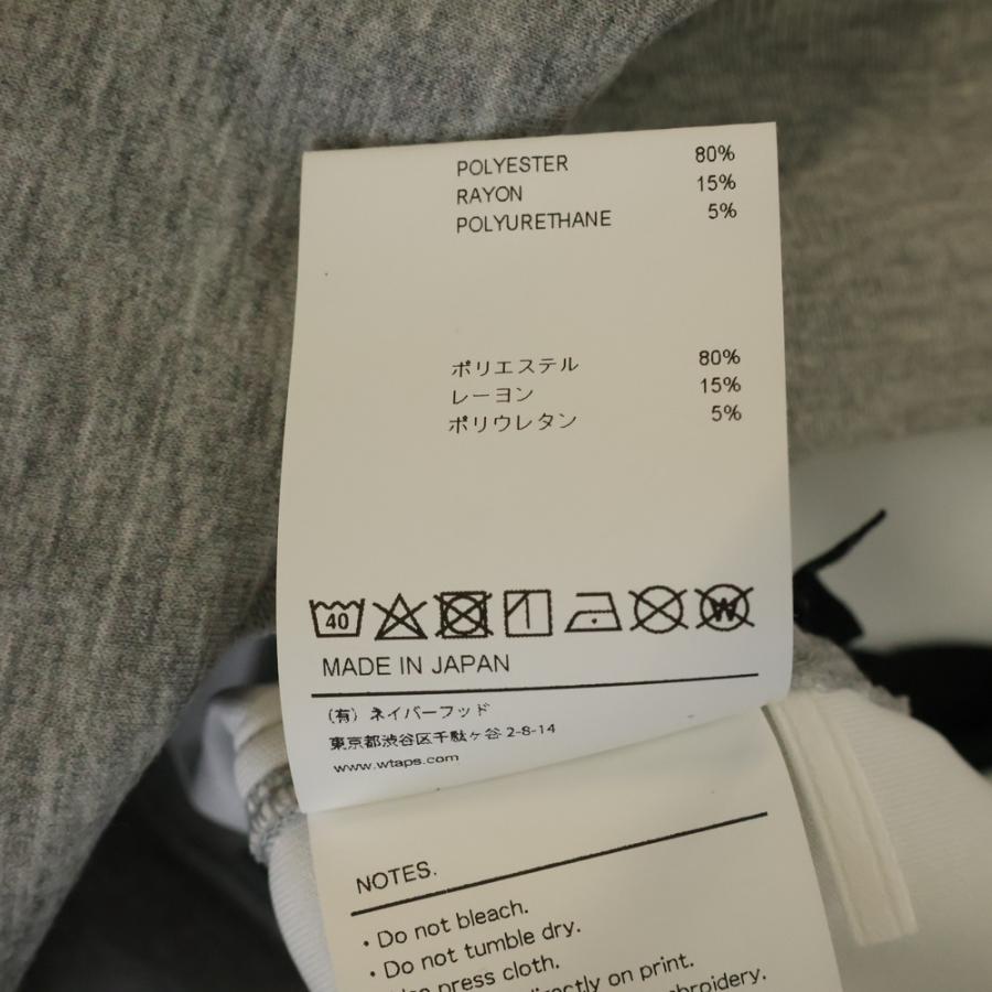 WTAPS（ダブルタップス） 23SS WOUND SWEATER RAPO. SIGN サイドジップ