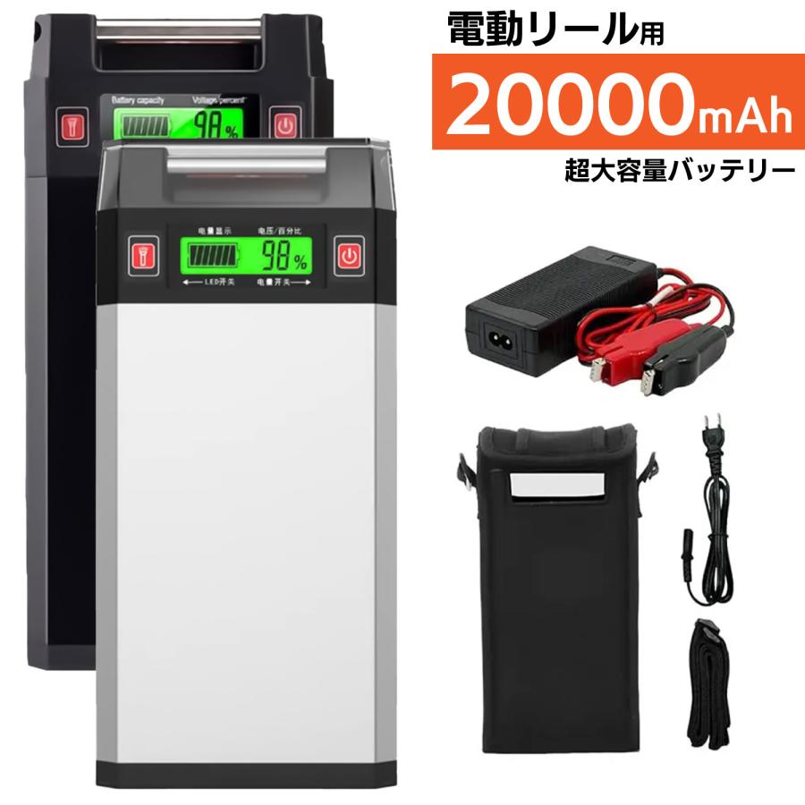 DAIWA（ダイワ） 電動リール 用 バッテリー GN-20F 急速充電器・カバー