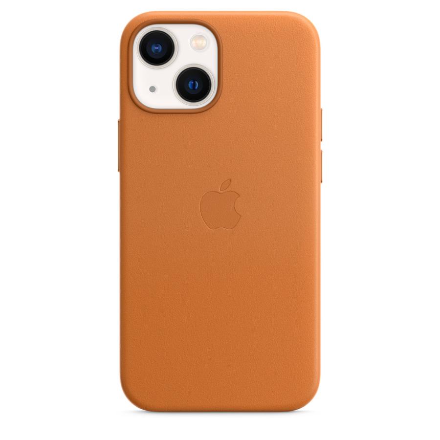 Apple 純正 iPhone13 mini レザーケース ゴールデンブラウン 茶色