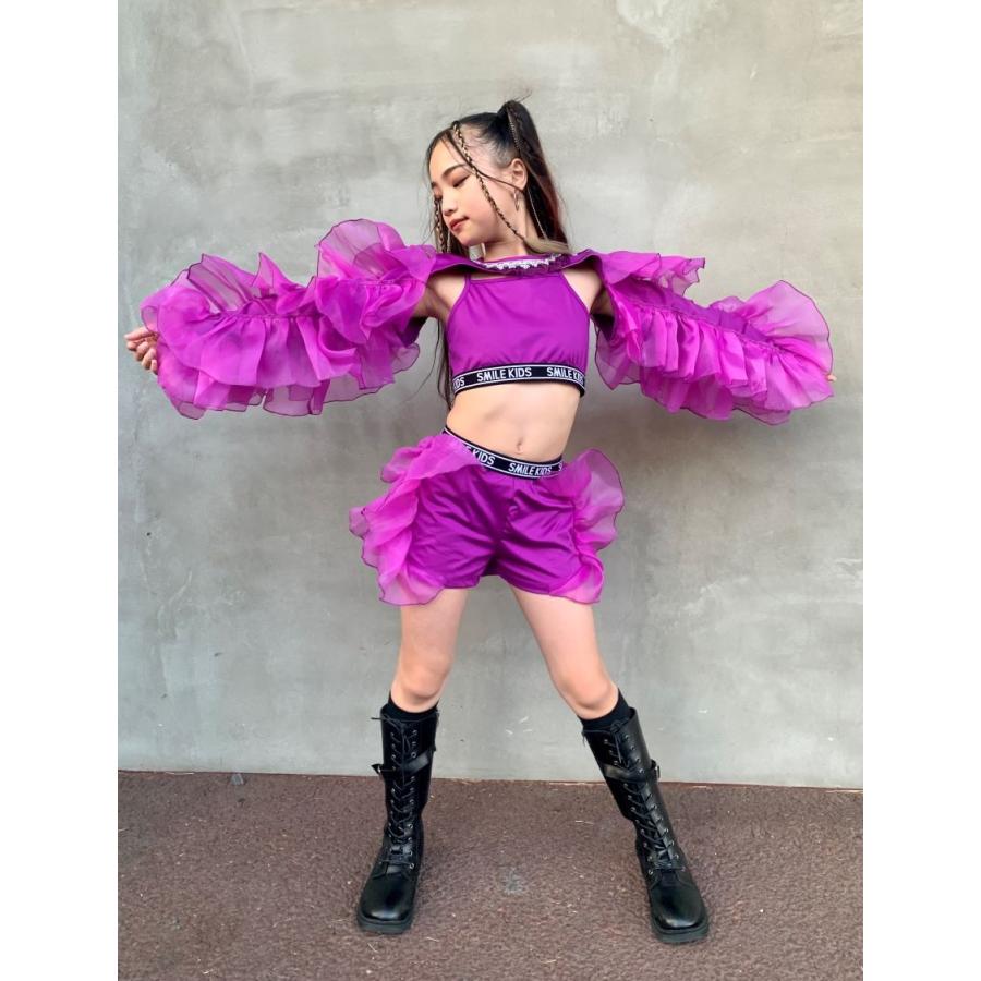 キッズ ダンス衣装 セットアップ ガールズ ヒップホップ かっこいい