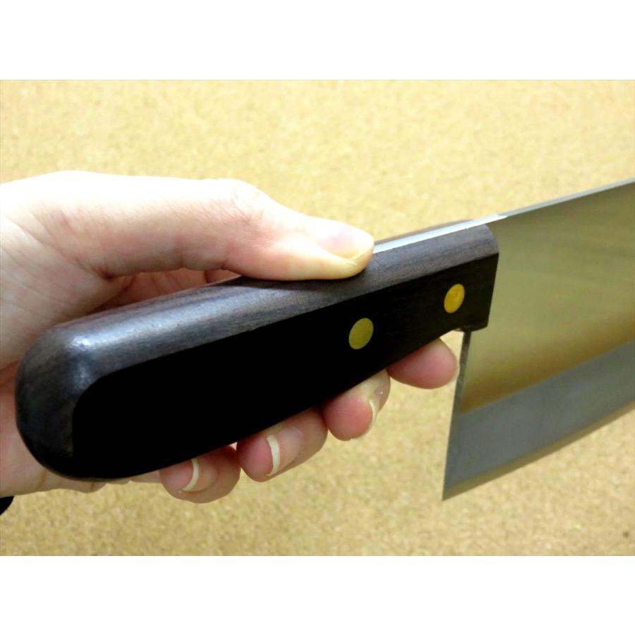 正広 包丁 中華包丁 17cm (170mm) 関の刃物 角小型 中厚 本割込三合鋼