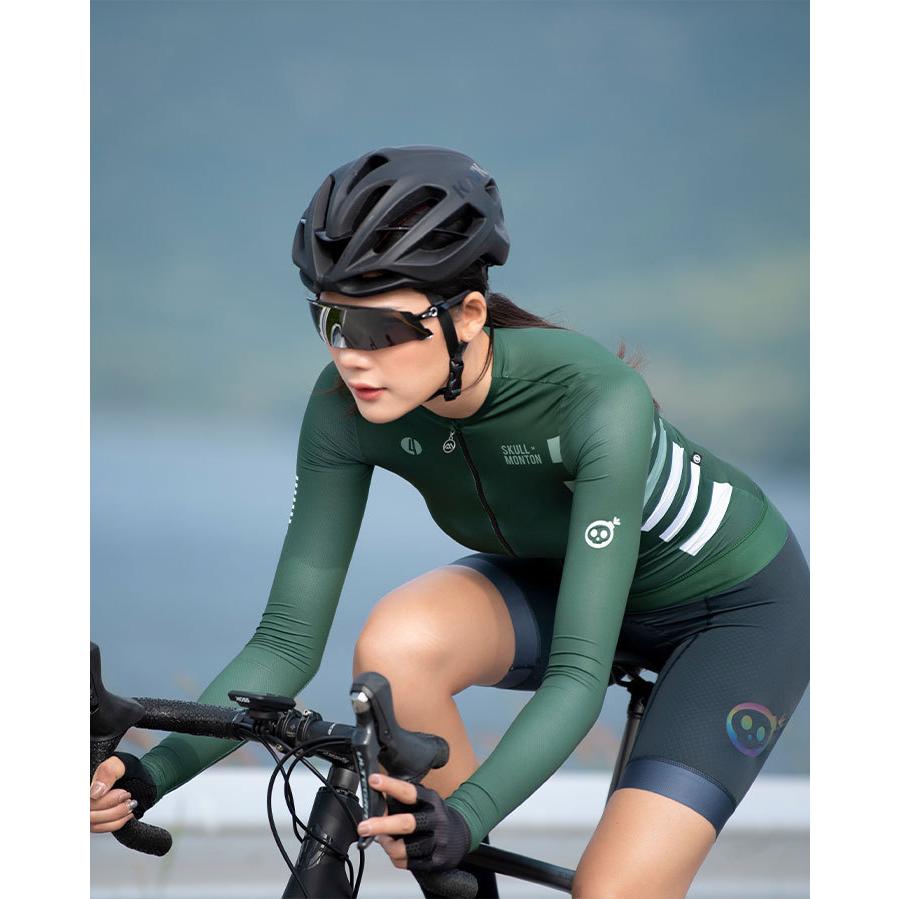 Monton［モントン］女性用長袖サイクルジャージ［自転車用/レディース