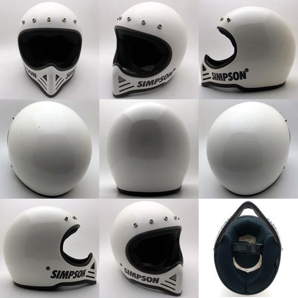 SIMPSON（シンプソン） 送料無料 SIMPSON M52 WHITE 59cm/白シンプソン