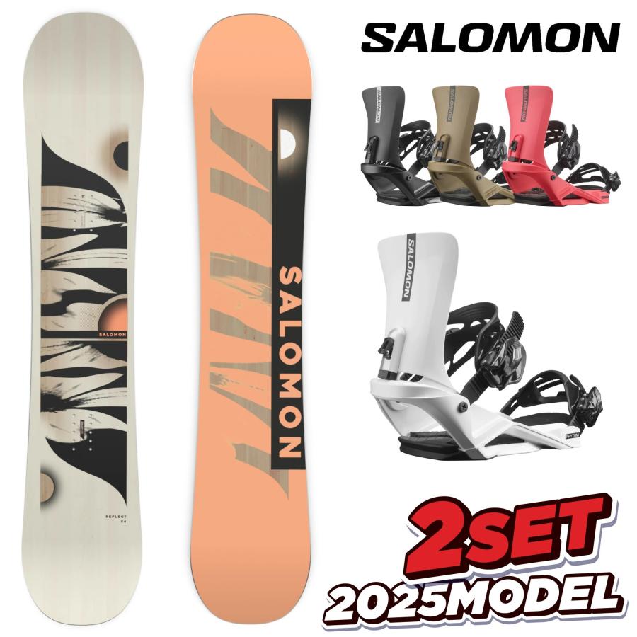 SALOMON（サロモン） ☆BIN取付無料☆ 24-25 スノーボード 2点セット