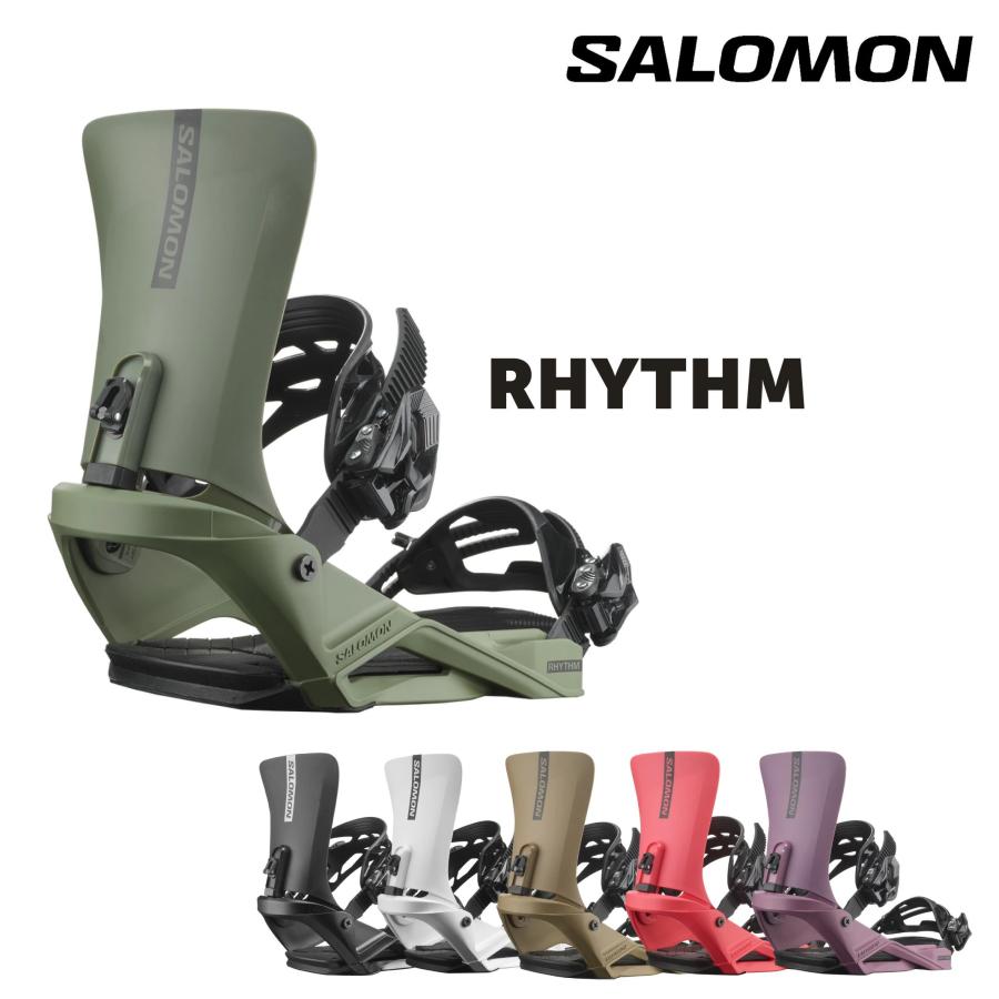 SALOMON ビンディング レディースRHYTHM オリーブグリーン SALOMON