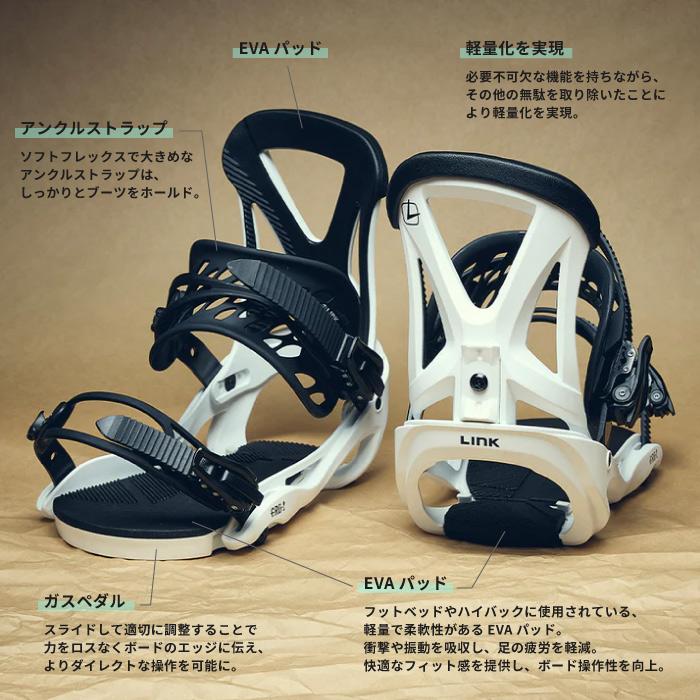 SIMS 日本正規品 スノーボード ビンディング リンク LINK GRD-2 Safari