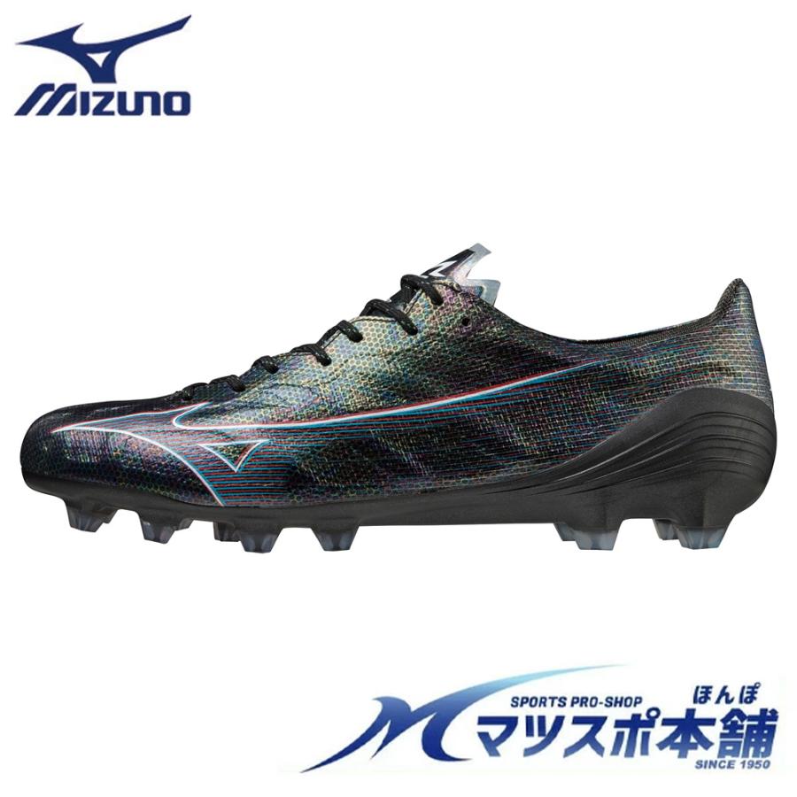 ミズノ ミズノアルファJAPAN サッカー スパイク ブラック 合成皮革