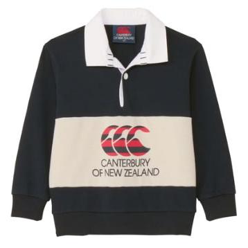 カンタベリー（Canterbury） キッズ 長袖 ラガーシャツ ロングスリーブ