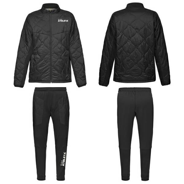 ATHLETA（アスレタ） グリッド起毛 中綿 ウォーマー ジャージ 上下