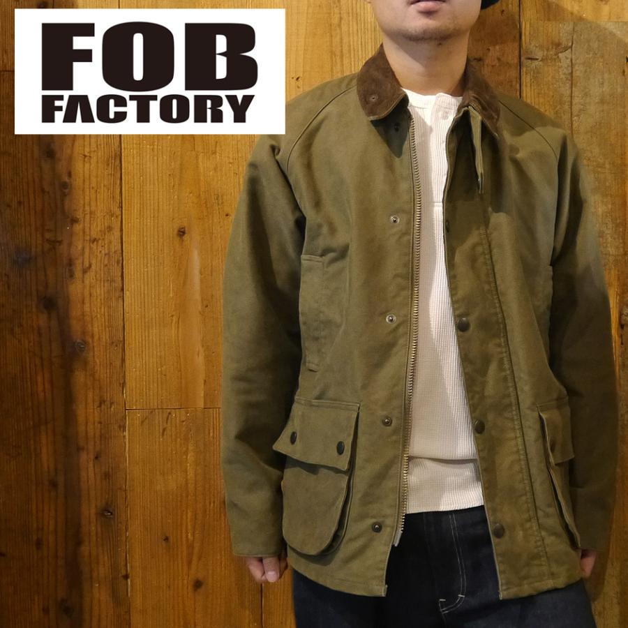FOBファクトリー ライディング ジャケット モールスキン ハンティン