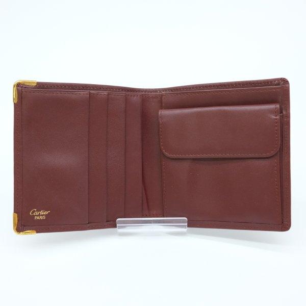 MUST DE CARTIER Cartier カルティエ マストライン 二つ折り財布 財布