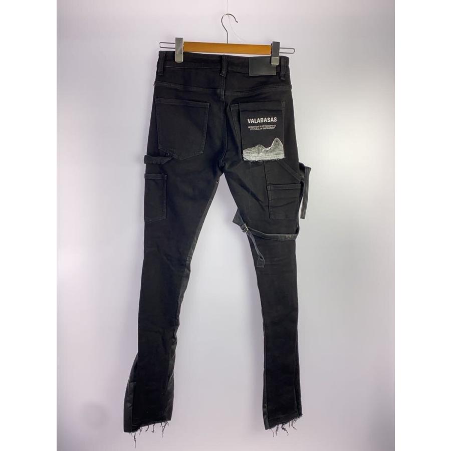 VALABASAS サイズ34 ブラックスキニー VALABASAS BLACK LEATHER INNER