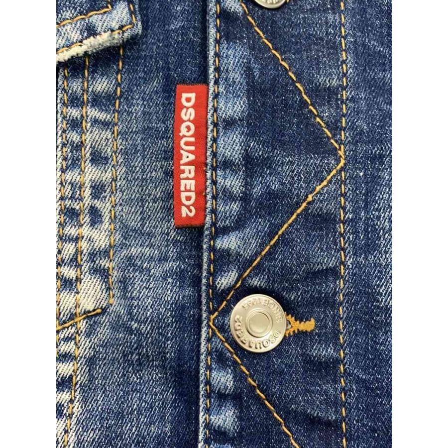 DSQUARED2◇Gジャン/44/コットン/BLU : セカンドストリートYahoo!店