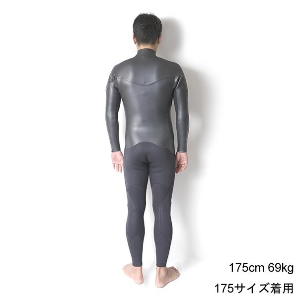 ウエットスーツ フルスーツ 3mm ユニセックス チェストジップ