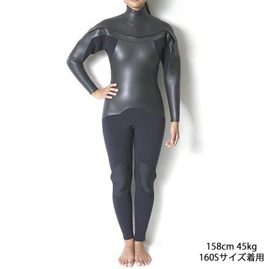 ウェットスーツ セミドライ 5mm3mm ユニセックス チェストジップ
