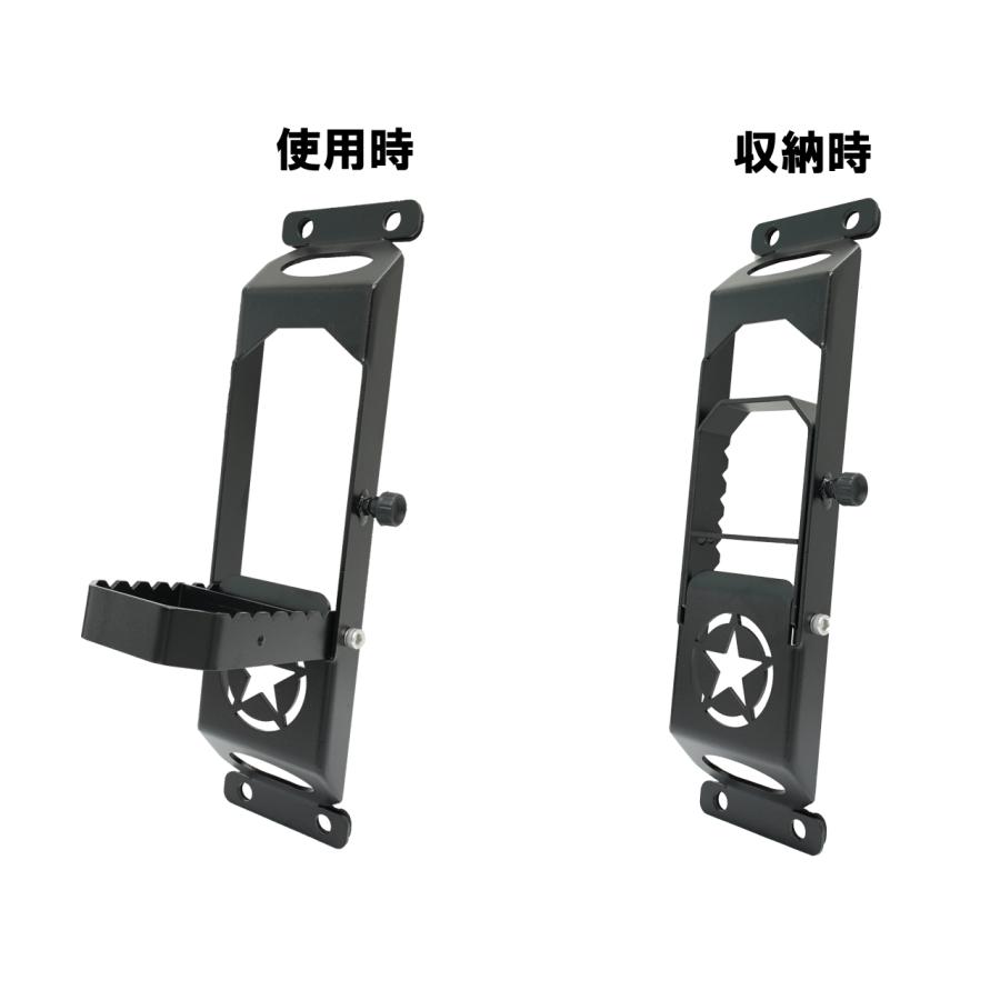 鉄製 Jeep用 ヒンジ ドアヒンジステップ ドアステップ ジープ