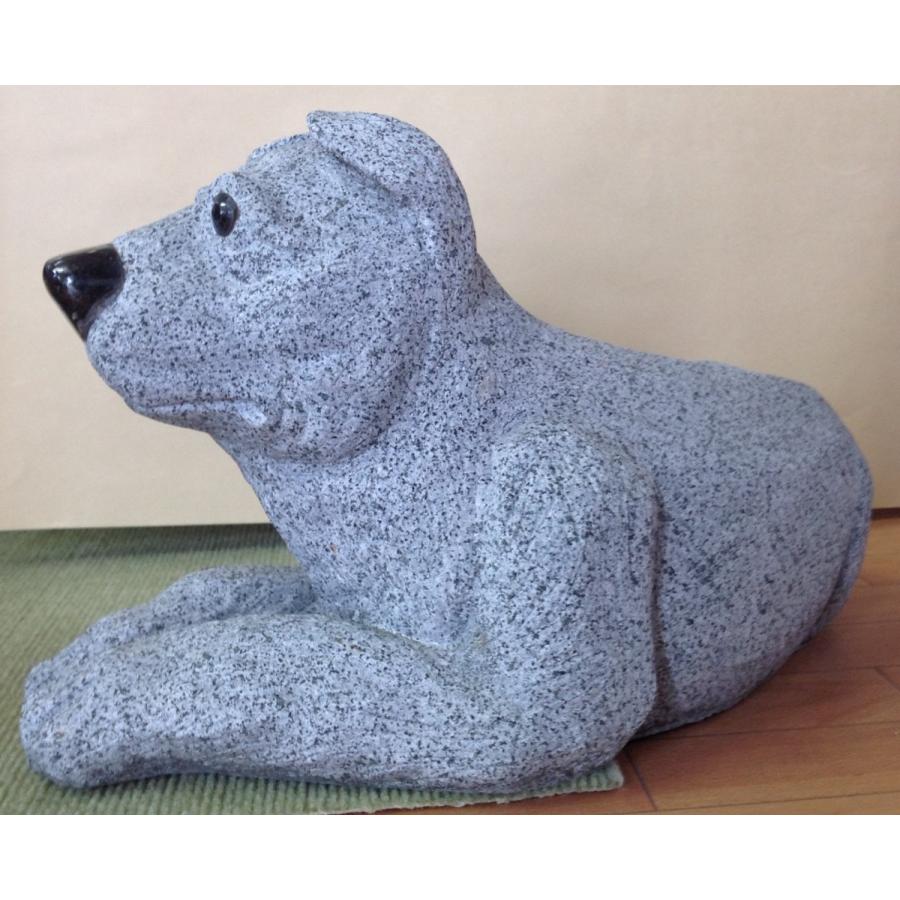 犬 アナトリアンシェパード 石材彫刻品 犬のインテリアストーン置物 石