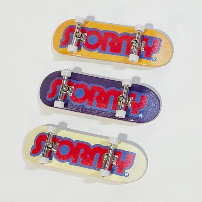 STORMY ストーミー Finger Board 100mm Orange Navy Cream オリジナル