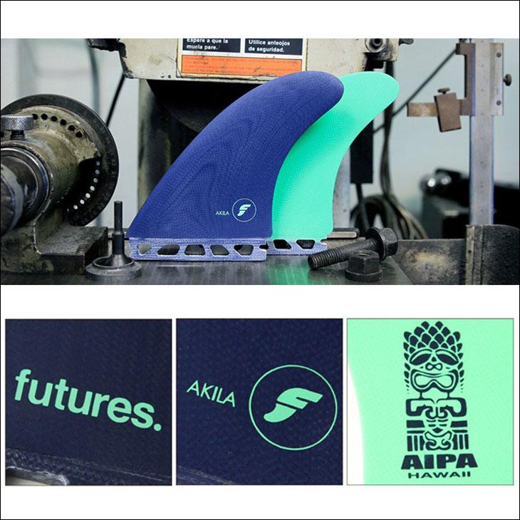 futures.（フューチャー） フィン FIBER GLASS TWIN KEEL AIPA