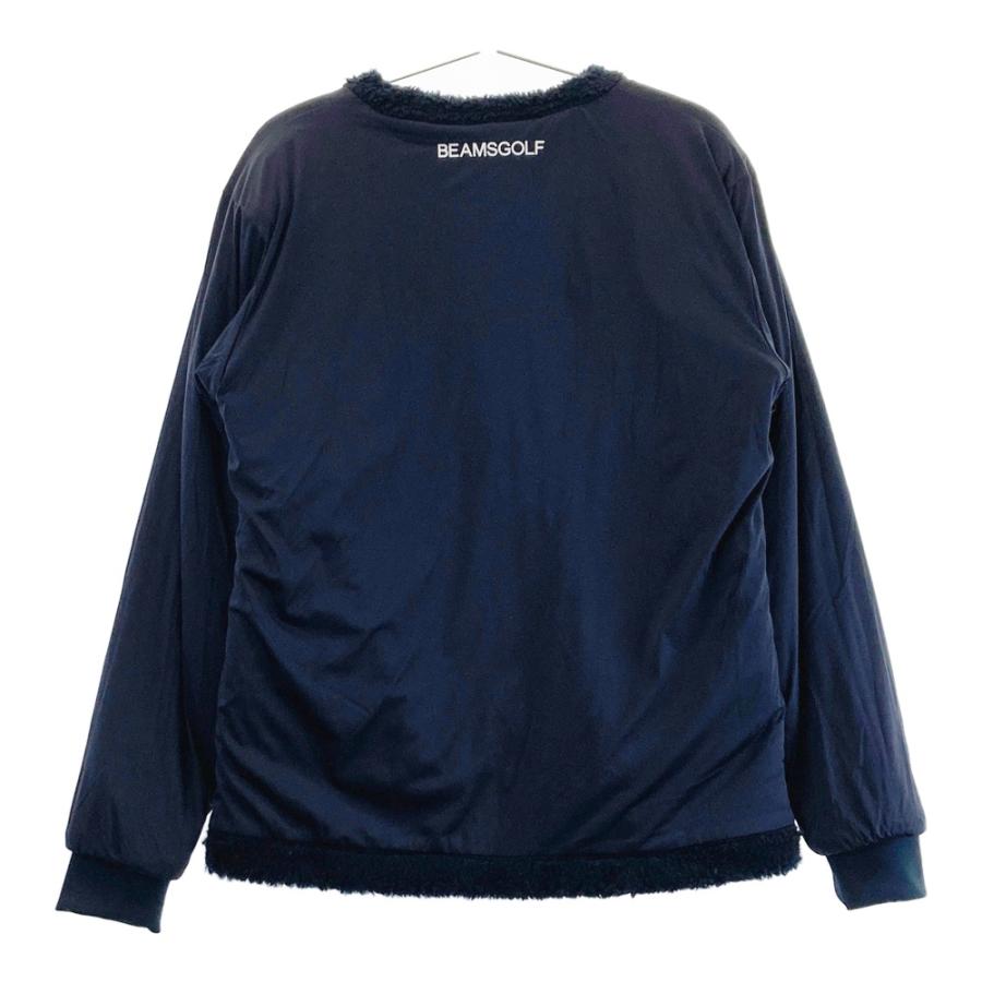 BEAMS GOLF ビームスゴルフ ボア リバーシブルジャケット ネイビー系 M