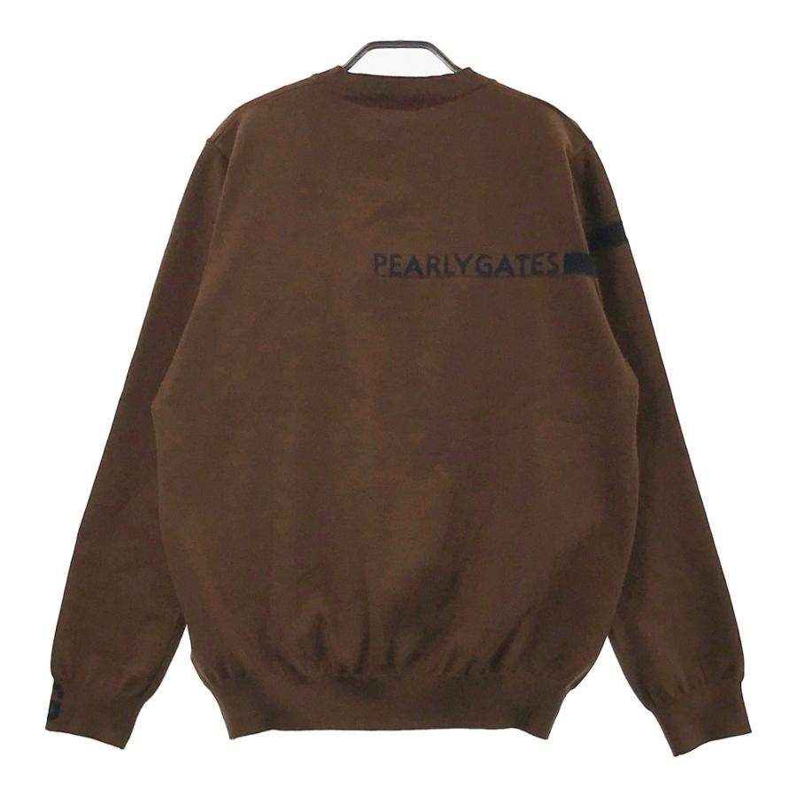 PEARLY GATES パーリーゲイツ 長袖ニットセーター ブラウン系 6 ゴルフ