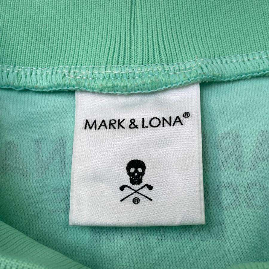MARK&LONA マークアンドロナ 2024年 半袖モックネックTシャツ ブルー系