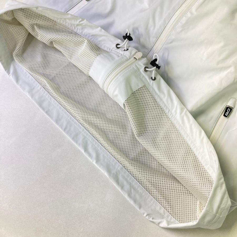 CPG GOLF シーピージーゴルフ フード付 長袖ジップジャケット ホワイト