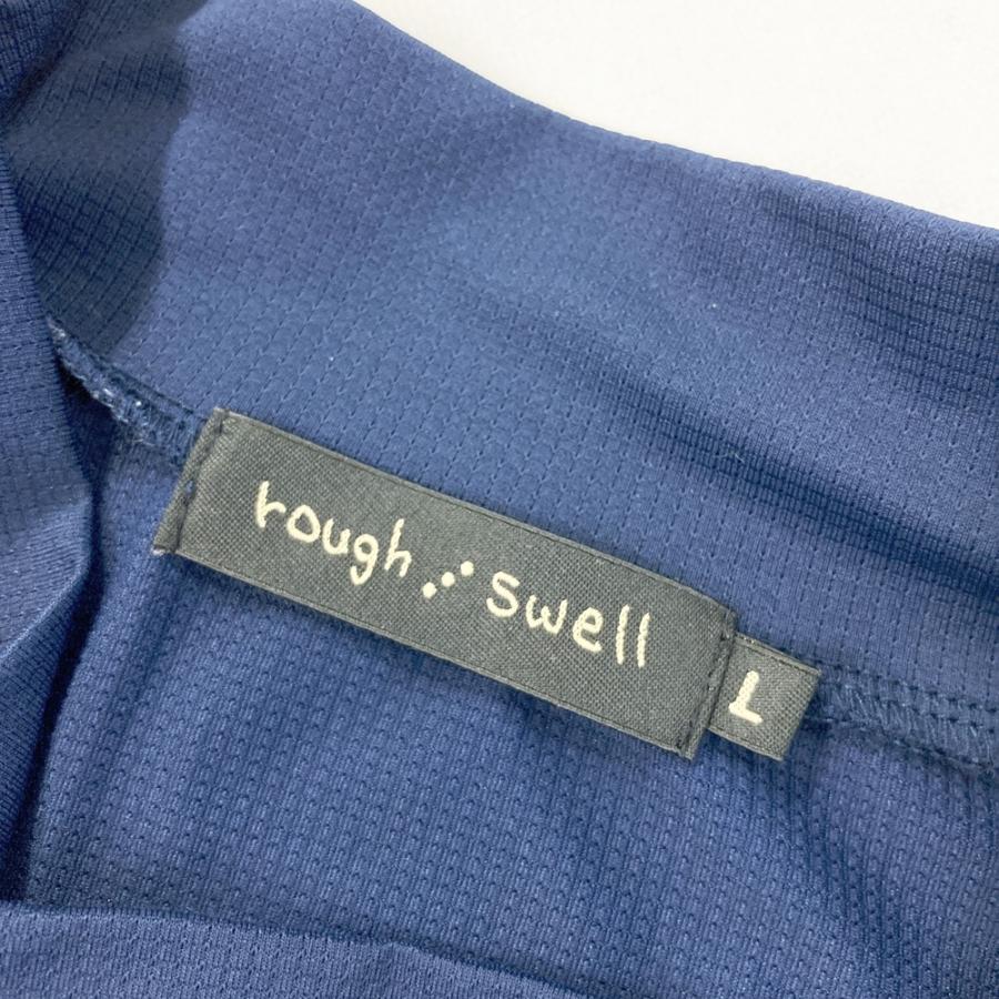 ROUGH&SWELL ラフアンドスウェル 長袖モックネックTシャツ ネイビー系
