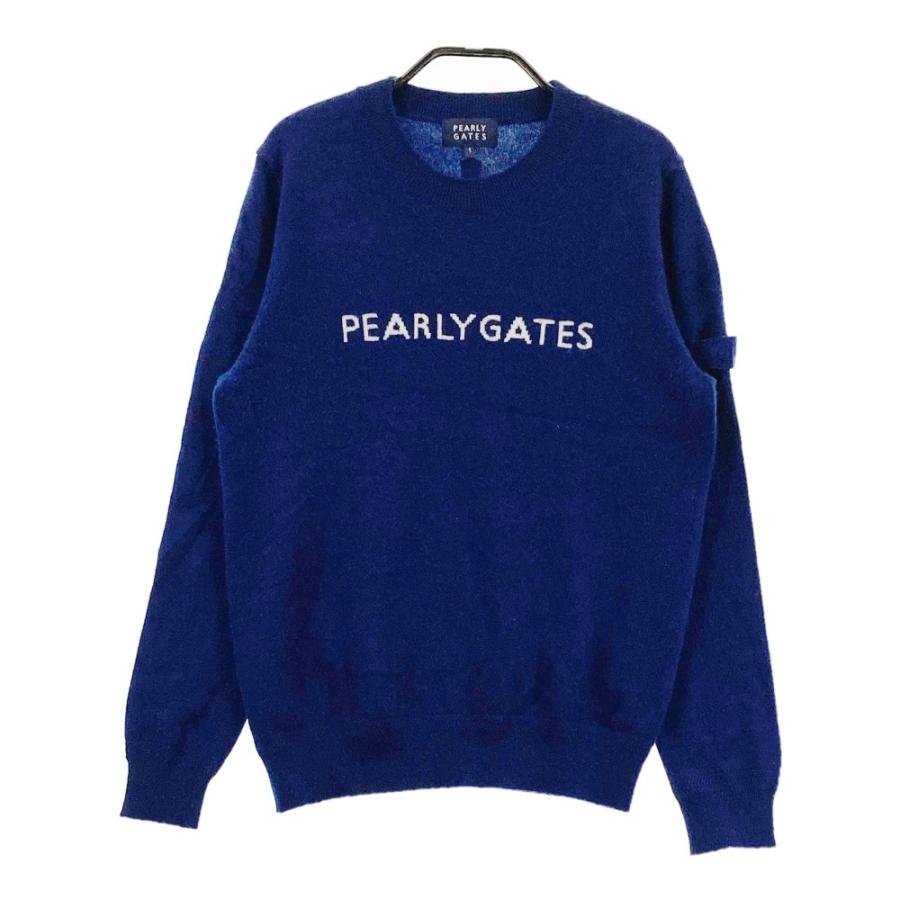 PEARLY GATES（パーリーゲイツ） カシミヤ ニットセーター ブルー系 1