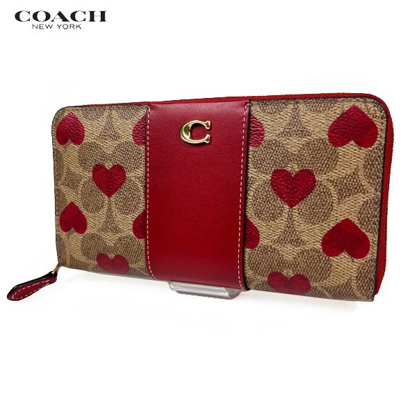 COACH（コーチ） 財布 長財布 アコーディオン ジップ ウォレット