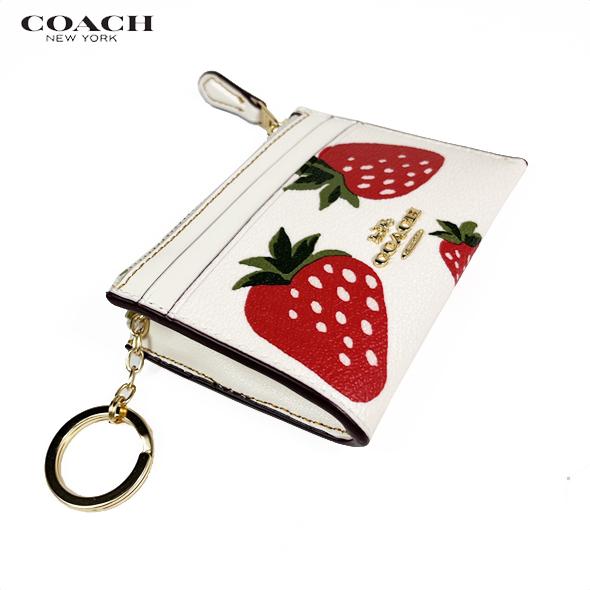 COACH（コーチ） レディース パスケース ワイルド ストロベリー