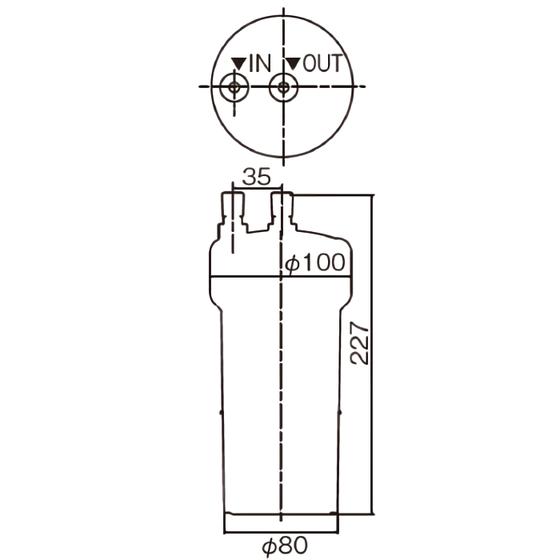 INAX (イナックス) / LIXIL (リクシル) 浄水器対応カートリッジ JF-45N