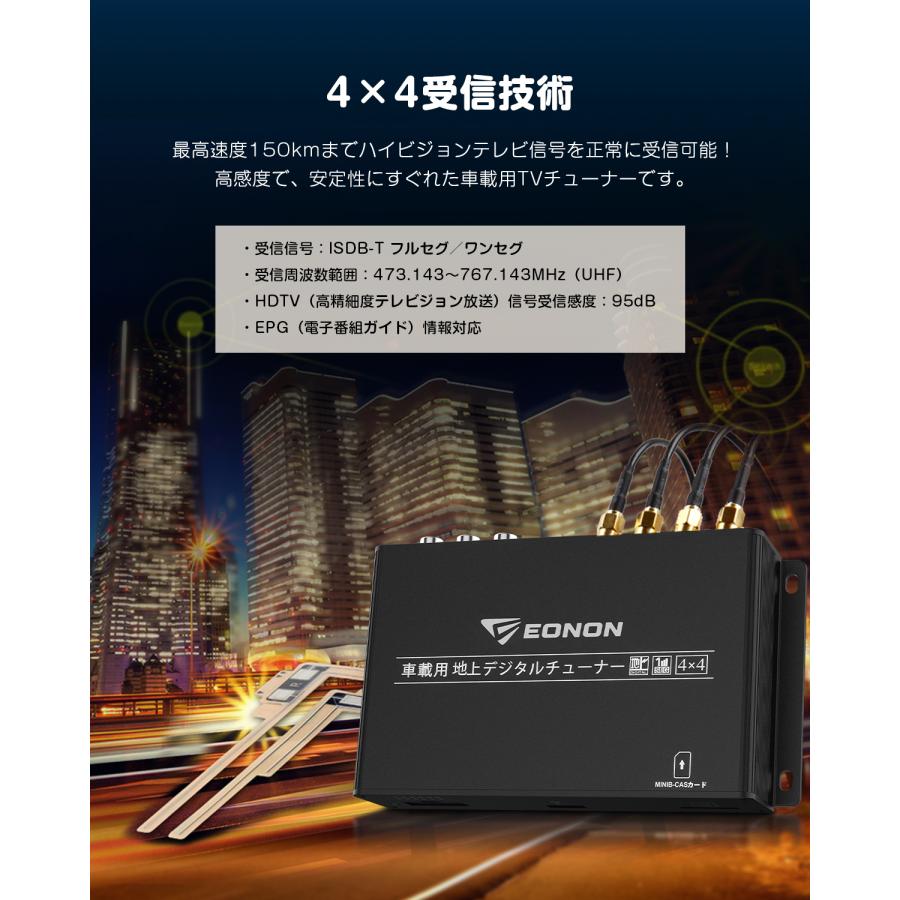 KIZUNA純さま専用 EONON A500 4×4地デジチューナー KIZUNA純さま専用