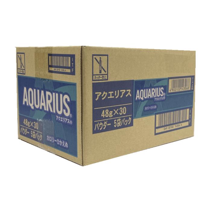 アクエリアス パウダー(粉末) 1L用(48g) 5袋入×6個（30袋入）カロリー