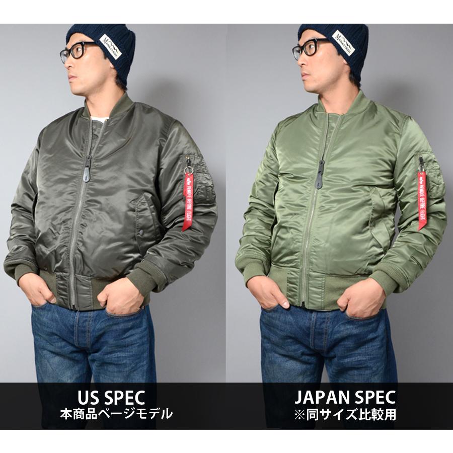 ALPHA INDUSTRIES INC.（アルファインダストリーズ） MA-1 US SPEC