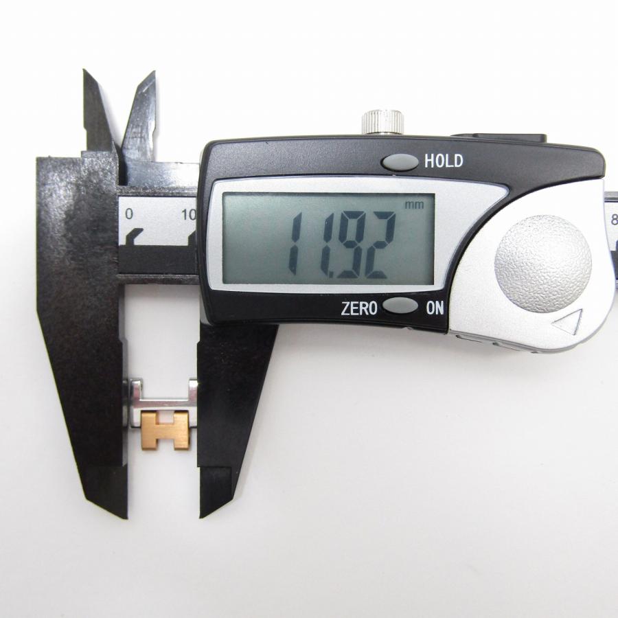 状態良好 HERMES エルメス クリッパー コマ×2 11mm 12mm レディース