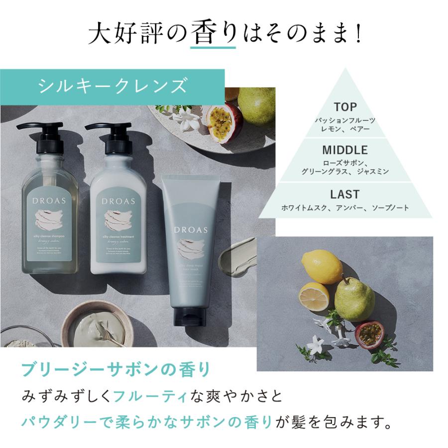 DROAS（ドロアス） ヘアマスク トリートメント ヘアパック 単品クレイ
